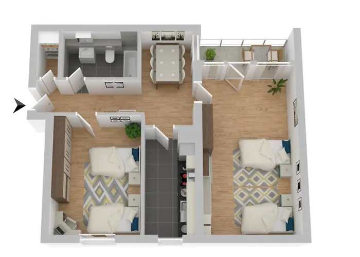 Fr14 - Schoene 2-zimmer-wohnung Mit Balkon In הויזנשטם